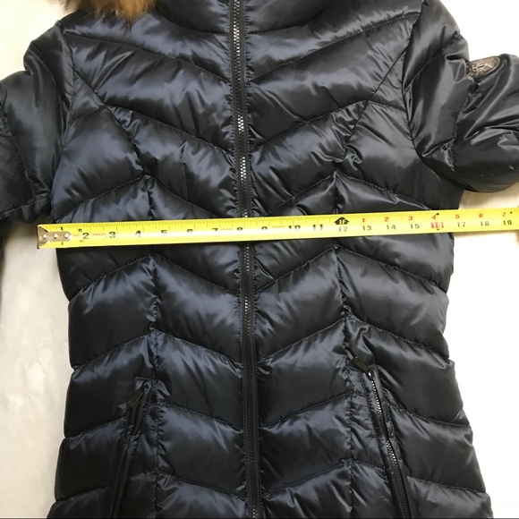 Dawn Levy Chevron Quilted Down Jacket -size XS - Picture 6 of 7